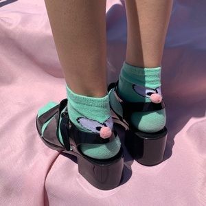 AMERICAN APPAREL JELLY HEELS